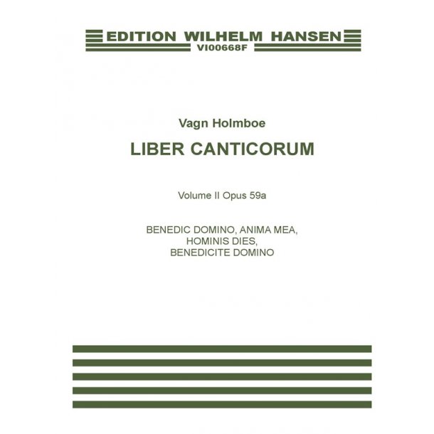 Vagn Holmboe: Benedic Domino, Anima Op.59a
