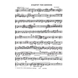 Kvartet For Messing Op. 15