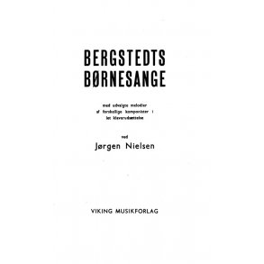 Jrgen Nielsen: Bergstedts Brnesange