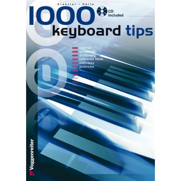 Jacky Dreksler/Quirin H&auml;rle: 1000 Keyboard Tips (Book/CD)
