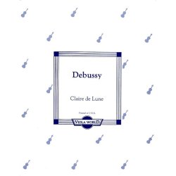Claude Debussy: Clair De Lune (Viola)