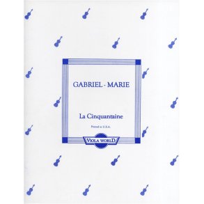 Jean Gabriel-Marie: La Cinquantaine (Viola/Piano)