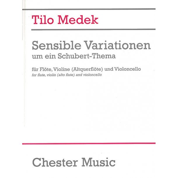Tilo Medek: Sensible Variationen - On A Schubert Theme (Score/Parts)