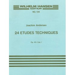 Joachim Andersen: 24 Etudes Techniques For Flute Op.63 Book 1 (1-12)