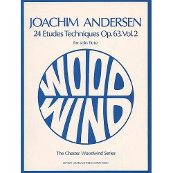 Joachim Andersen: 24 Etudes Techniques For Flute Op.63 Book 2 (13-24)