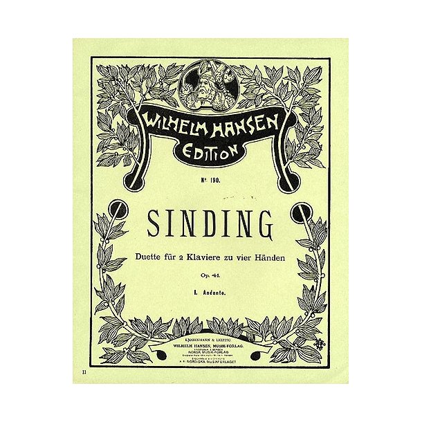 Christian Sinding: Andante Op.41 No.1