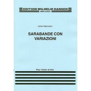 Johan Halvorsen: Sarabande Con Variazioni