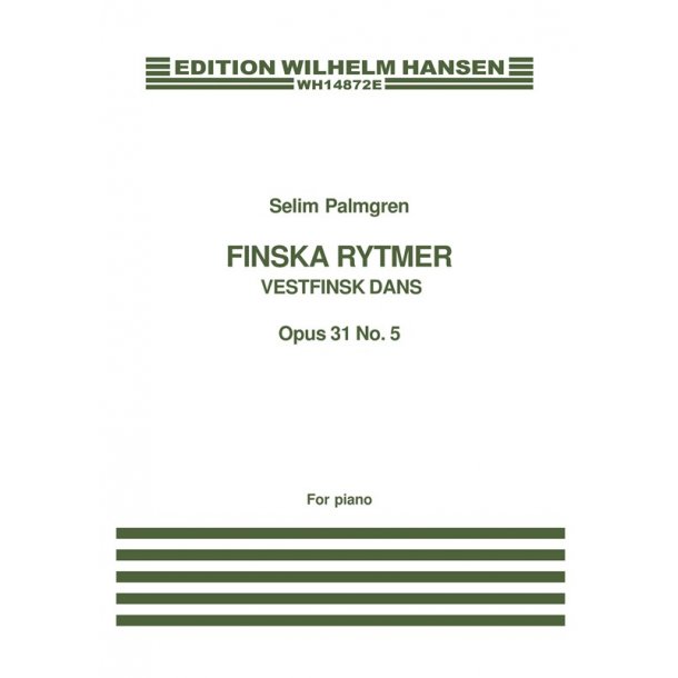 Selim Palmgren: Vestfinsk Dans (Finska Rytmer Op.31 No.5)