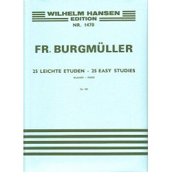 Friedrich Burgmuller: 25 Easy Studies For Piano Op.100
