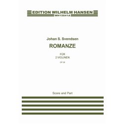 Johan S. Svendsen: Romanze F&uuml;r 2 Violinen Op. 26 (Score And Part)