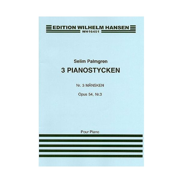 Selim Palmgren: Mansken (Moonlight) Op.54 No.3