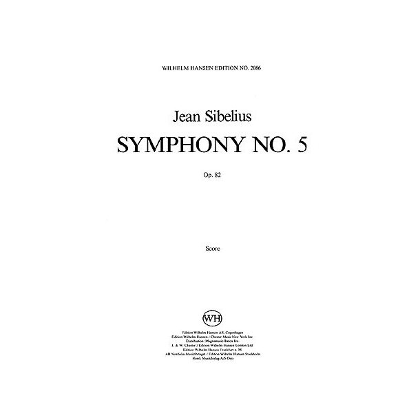 Jean Sibelius: Symphony No.5 Op.82 (Score)