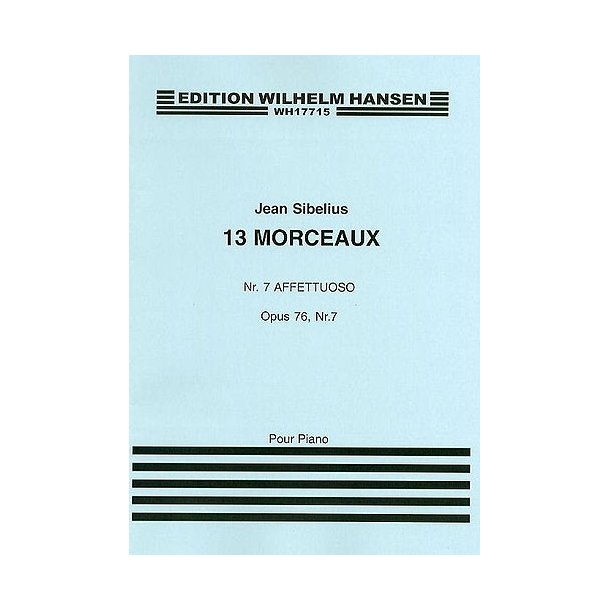 Jean Sibelius: 13 Pieces Op.76 No.7 'Affettuoso'