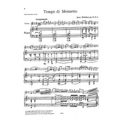 Jean Sibelius: Six Pieces Op.79 No.2 'Tempo Di Minuetto'