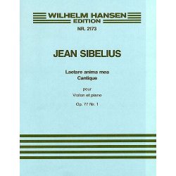 Jean Sibelius: Laetare Anima Mea Op.77 No.1 (Violin or Cello/Piano)