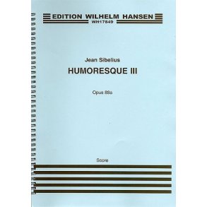 Jean Sibelius: Humoresque No.3 Op.89a (Score)