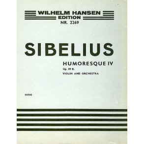 Jean Sibelius: Humoresque IV Op.89b (Score)