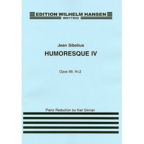 Jean Sibelius: Humoresque IV Op.89 No.2 (Violin/Piano)