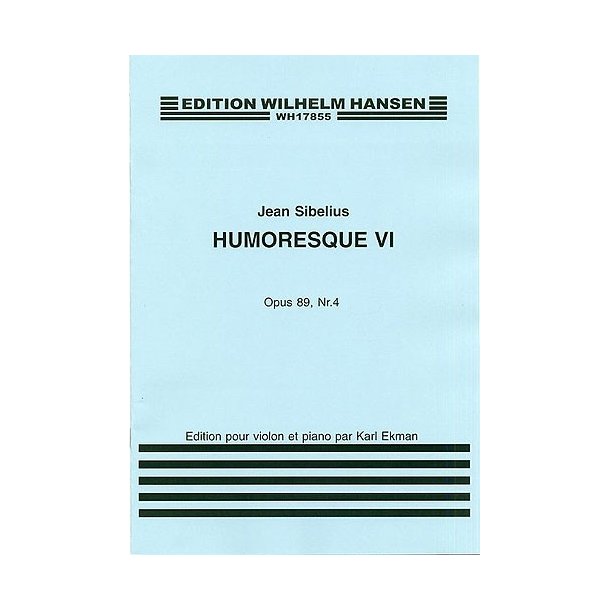 Jean Sibelius: Humoresque No.6 Op.89 no.4