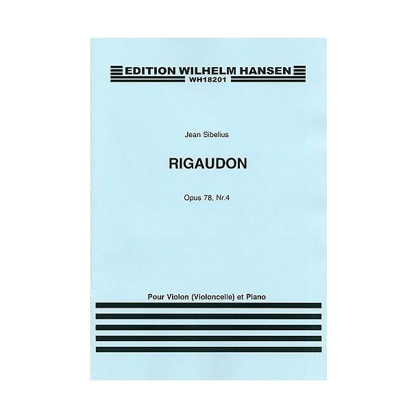 Jean Sibelius: Rigaudon Op.78 No.4