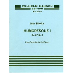 Jean Sibelius: Humoresque No.1 Op.87 No.1 (Violin/Piano)