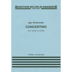 Igor Stravinsky: Concertino For String Quartet (Score)