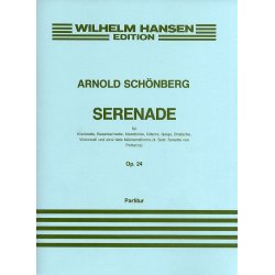 Arnold Schoenberg: Serenade Op.24 (Score)