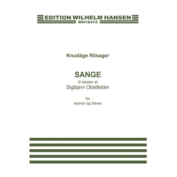SANGE (SIGBJRN OBSTFELDER) 1