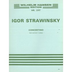 Igor Stravinsky: Concertino (1920) For String Quartet Arranged For Piano (Lourie)