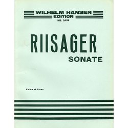 Knudge Riisager: Sonata For Violin And Piano Op.5