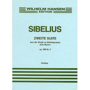 Jean Sibelius: The Tempest Suite No.2 Op.109 No.3 (Score)