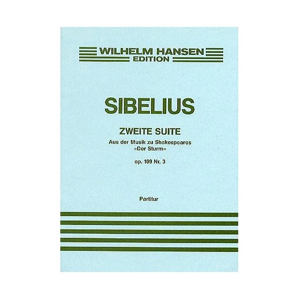 Jean Sibelius: The Tempest Suite No.2 Op.109 No.3 (Score)