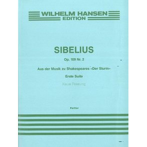 Jean Sibelius: The Tempest Suite No.1 Op.109 No.2 (Full Score)