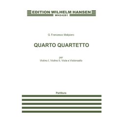 Malipiero: String Quartet No.4 (Miniature Score)