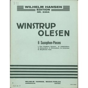Ole Winstrup Olesen: 6 Saxophone-Pieces Vol. 1 (Tenor Saxophone)