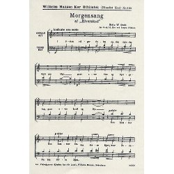 Niels W. Gade/Nielsen: Morgensang Af Elverskud