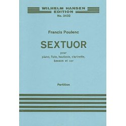 Francis Poulenc: Sextuor (Miniature Score)