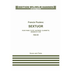 Francis Poulenc: Sextuor (Score/Parts)