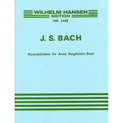 J.S. Bach: Little Notebook For Anna Magdalena Bach