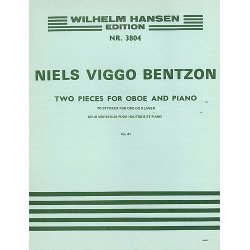Niels Viggo Bentzon: Two Pieces For Oboe And Piano Op.41