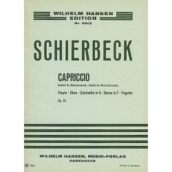 Poul Schierbeck: Capriccio For Wind Quintet Op.53 (Miniature Score)