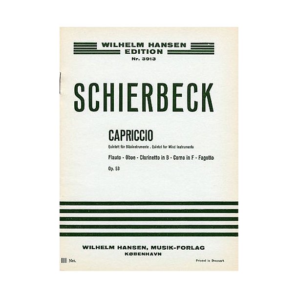 Poul Schierbeck: Capriccio Op.53