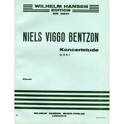 Niels Viggo Bentzon: Concert Etude For Piano Op.48 No.2