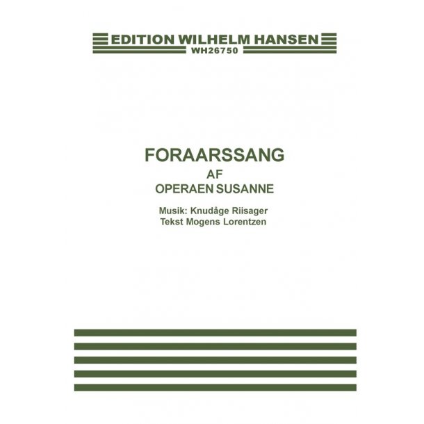 Forarssang Af Operaen Susanne