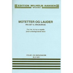 Motets From The 16th Century (Motetter Og Lauder)