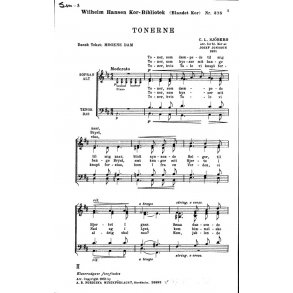 SJOEBERG CL TONERNE BK278 SATB CHORAL