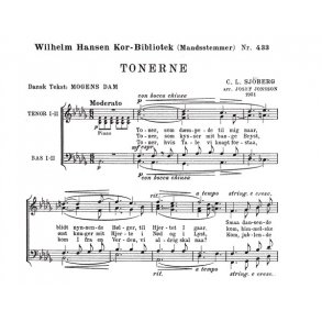 SJOEBERG CL TONERNE MK433 TTBB CHORAL