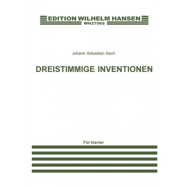 Johann Sebastian Bach: Dreistimmige Inventionen (piano)