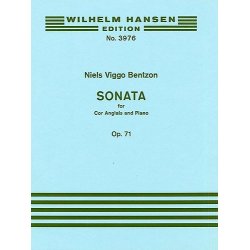Niels Viggo Bentzon: Sonata For Cor Anglais And Piano Op.71