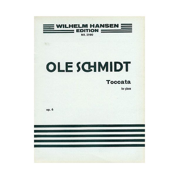 Ole Schmidt: Toccata For Piano Op.6